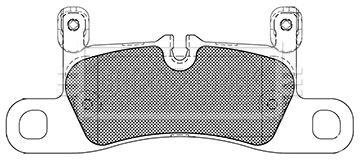 BORG & BECK Комплект тормозных колодок, дисковый тормоз BBP2421